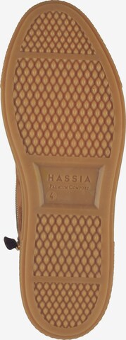 HASSIA High-Top Sneakers in Brown