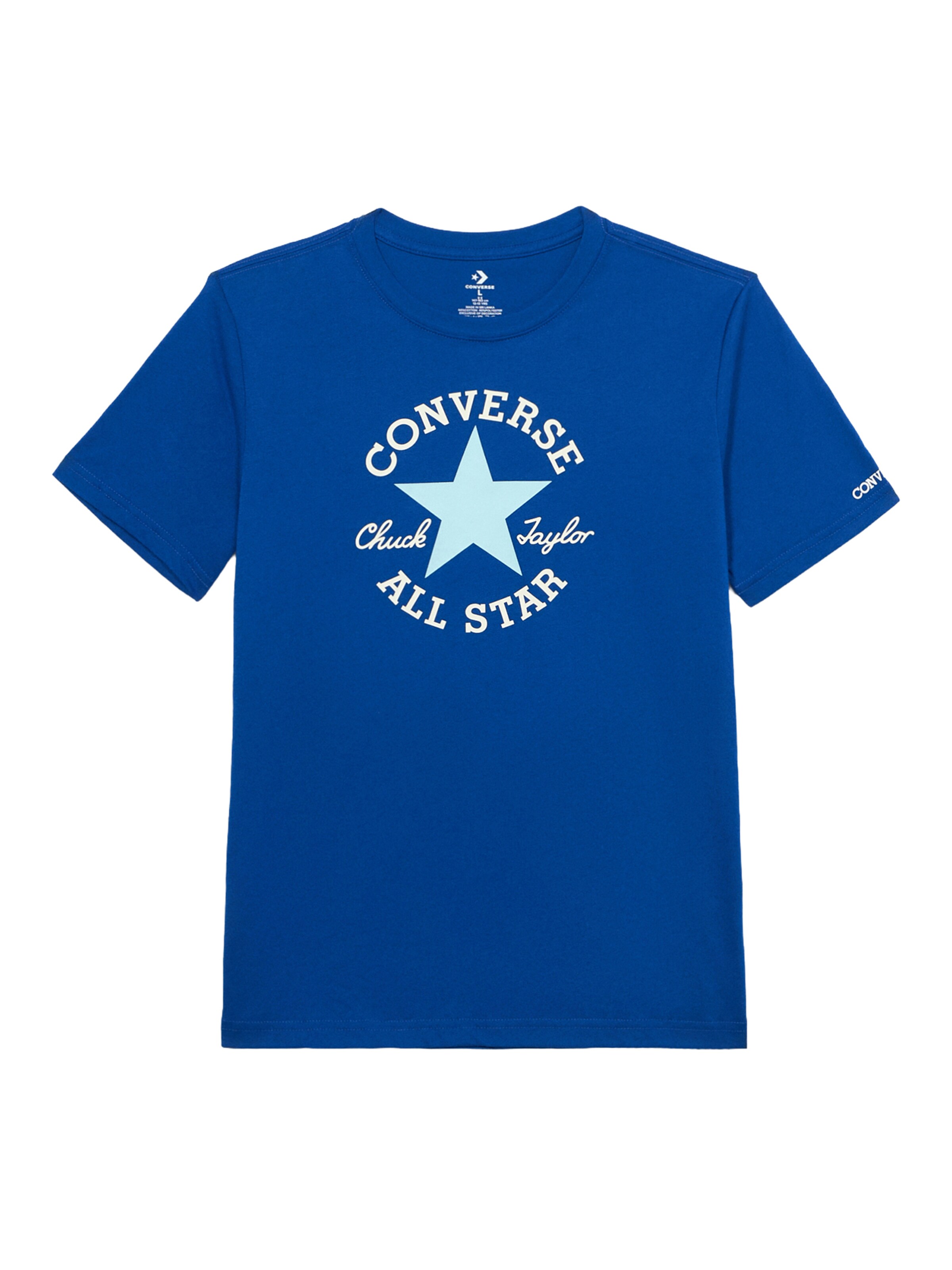 CONVERSE T-Shirt 'DISSECTED CHUCK' in Blau: Vorderseite