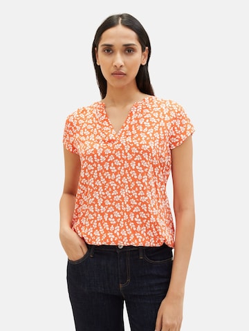 TOM TAILOR Bluse i orange: forside