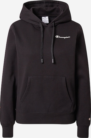 Champion Authentic Athletic Apparel Sportief sweatshirt in Zwart: voorkant