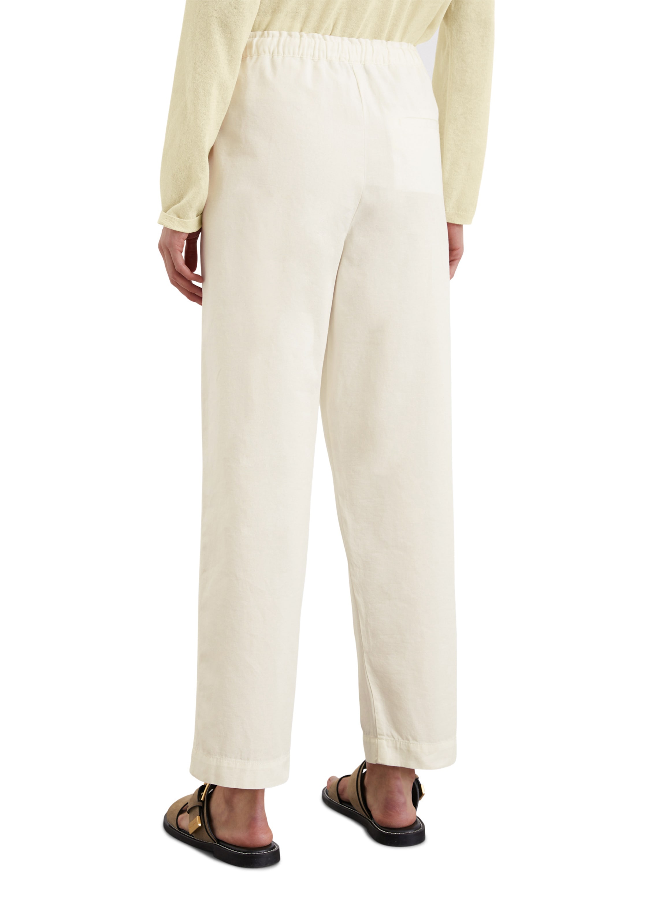 Marc O'Polo Tapered Pants in White