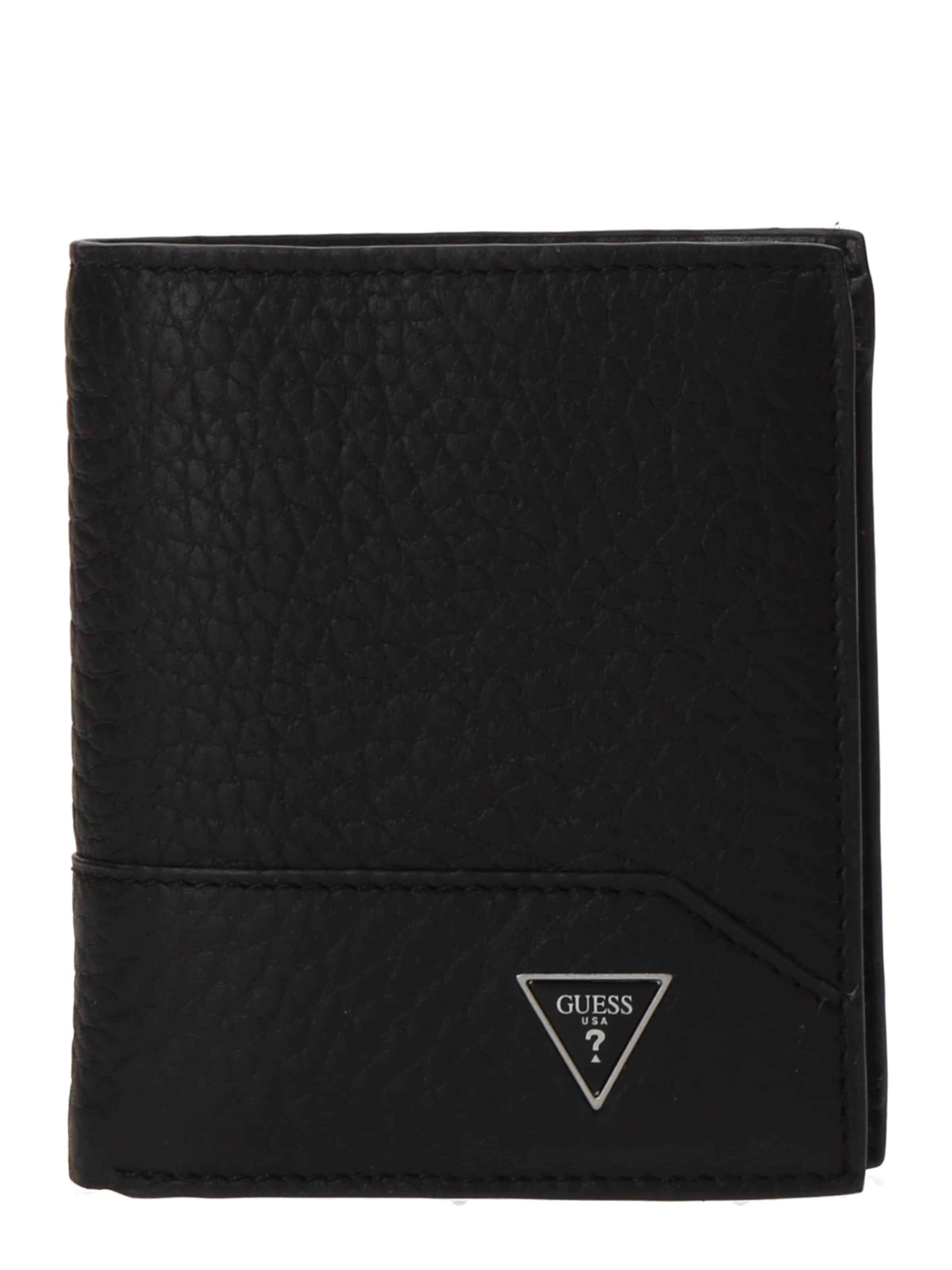 GUESS Πορτοφόλι 'Barcellona' σε μαύρο: μπροστά