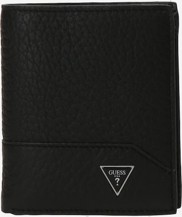 GUESS Kukkaro 'Barcellona' värissä musta: etupuoli