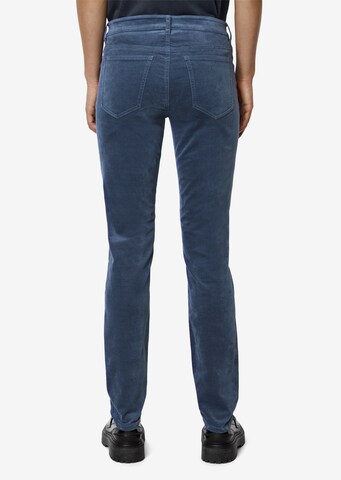 Marc O'Polo Slim fit Trousers 'Lulea' in Blue