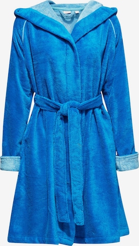 ESPRIT Short Bathrobe in Blue: front