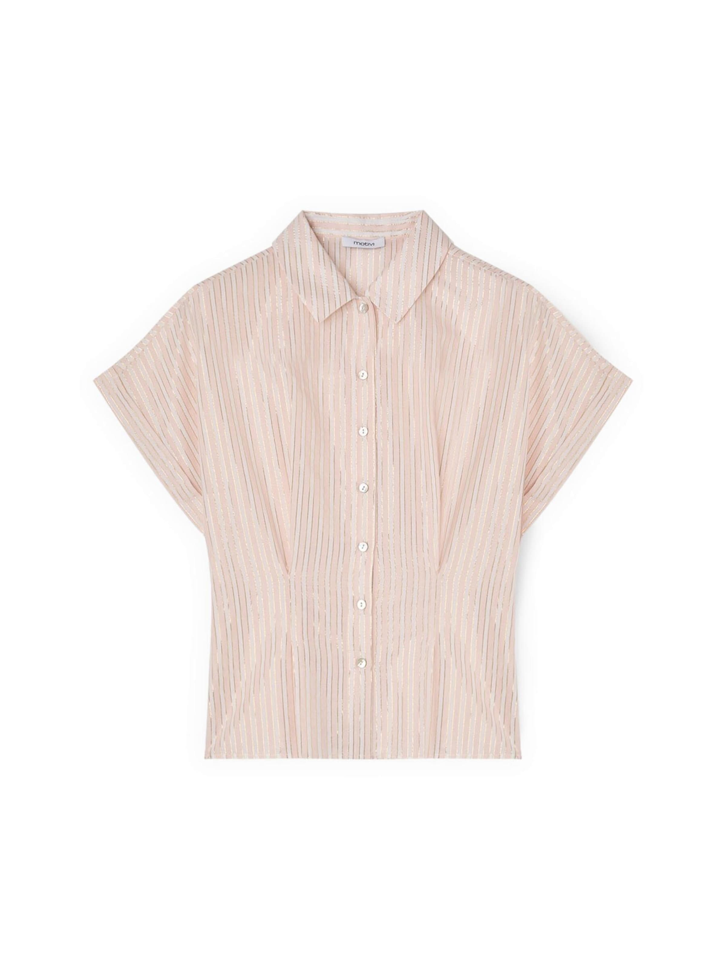 T-shirt MOTIVI en rose : devant