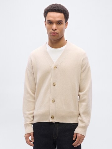 BOSS Kardigan 'C-Ucone' w kolorze biały: przód