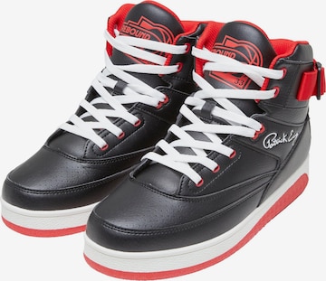 Sneaker alta 'Rebound' di Ewing in nero: frontale