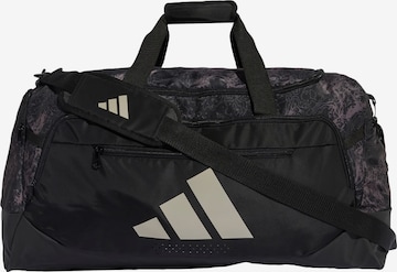 juoda ADIDAS PERFORMANCE Sportinis krepšys 'TRAINING DEFENDER GRAPHIC DUFFLE BAG': priekis
