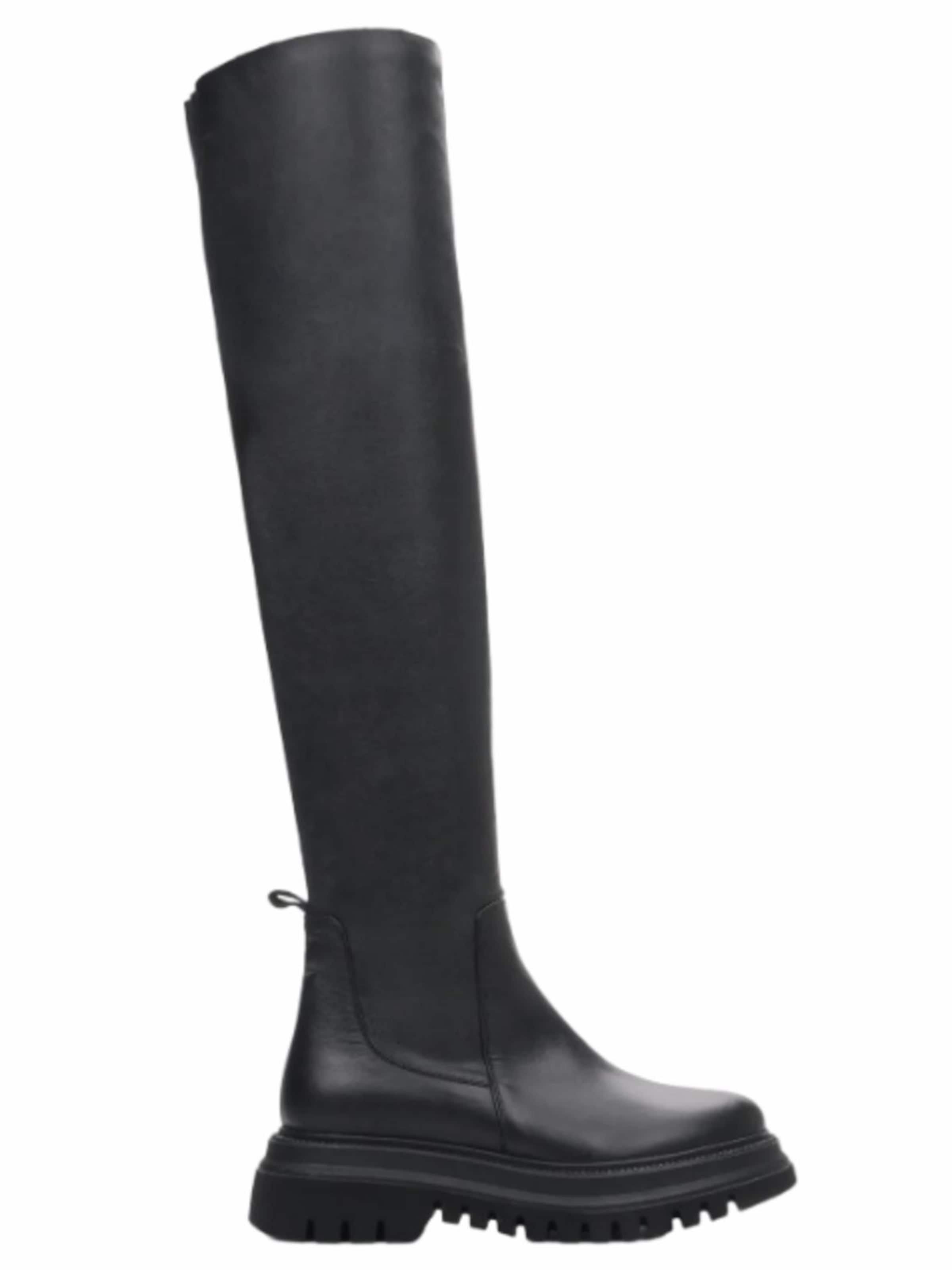Estro Boots '076-012-34' in Zwart: voorkant