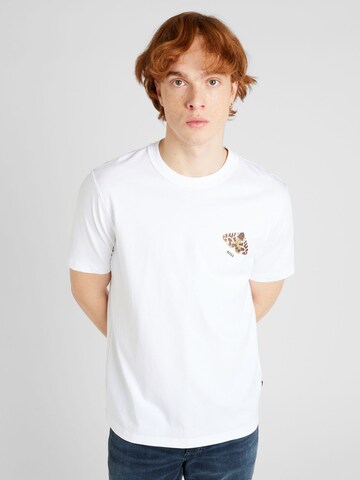 BOSS - Camiseta en blanco: frente