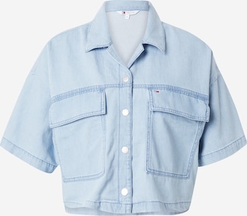 Tommy Jeans Bluse i blå: forside