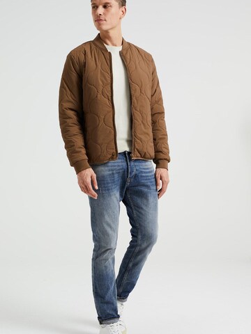 WE Fashion Between-season jacket in Brown