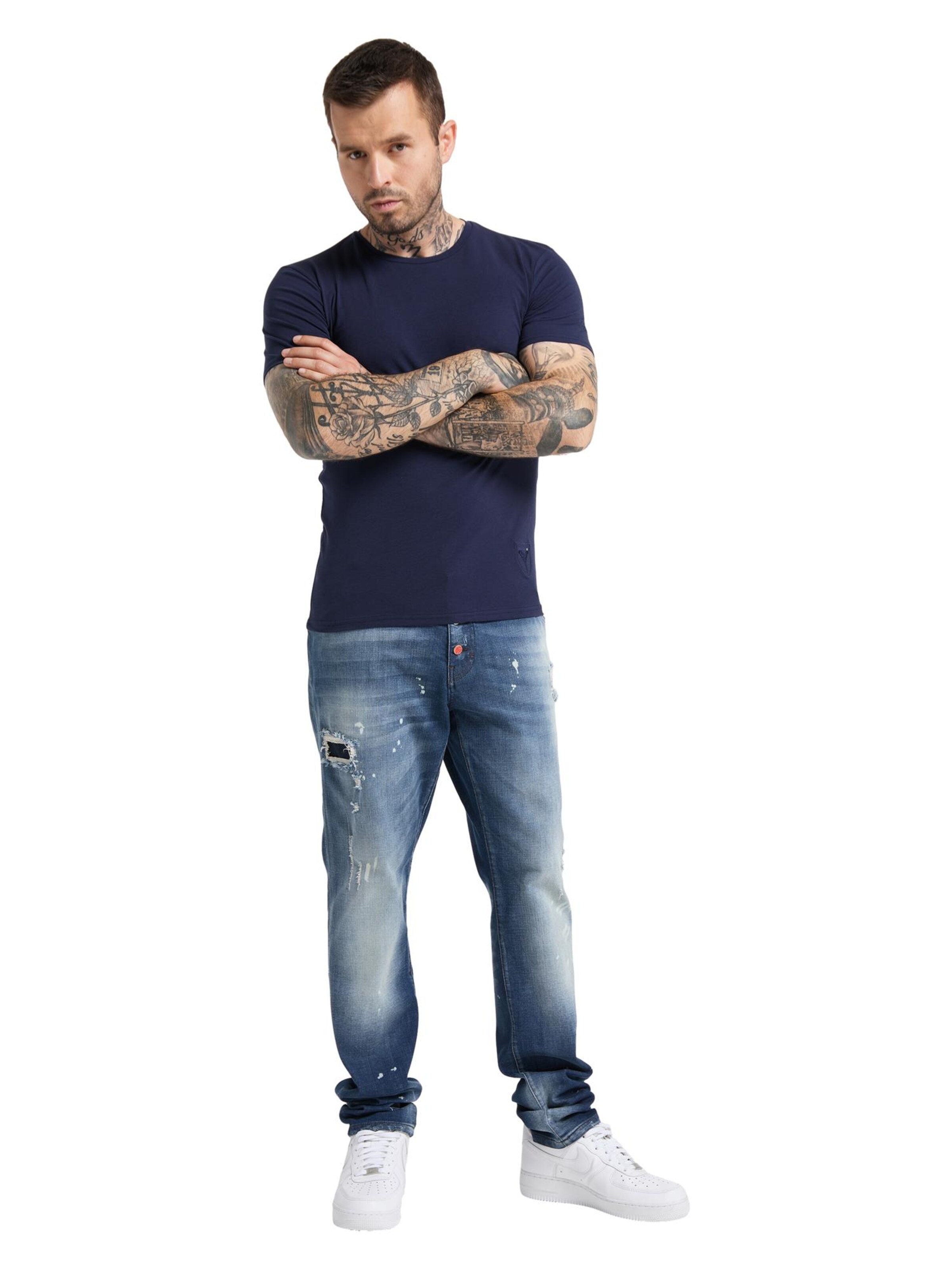 Carlo Colucci Shirt in Blauw