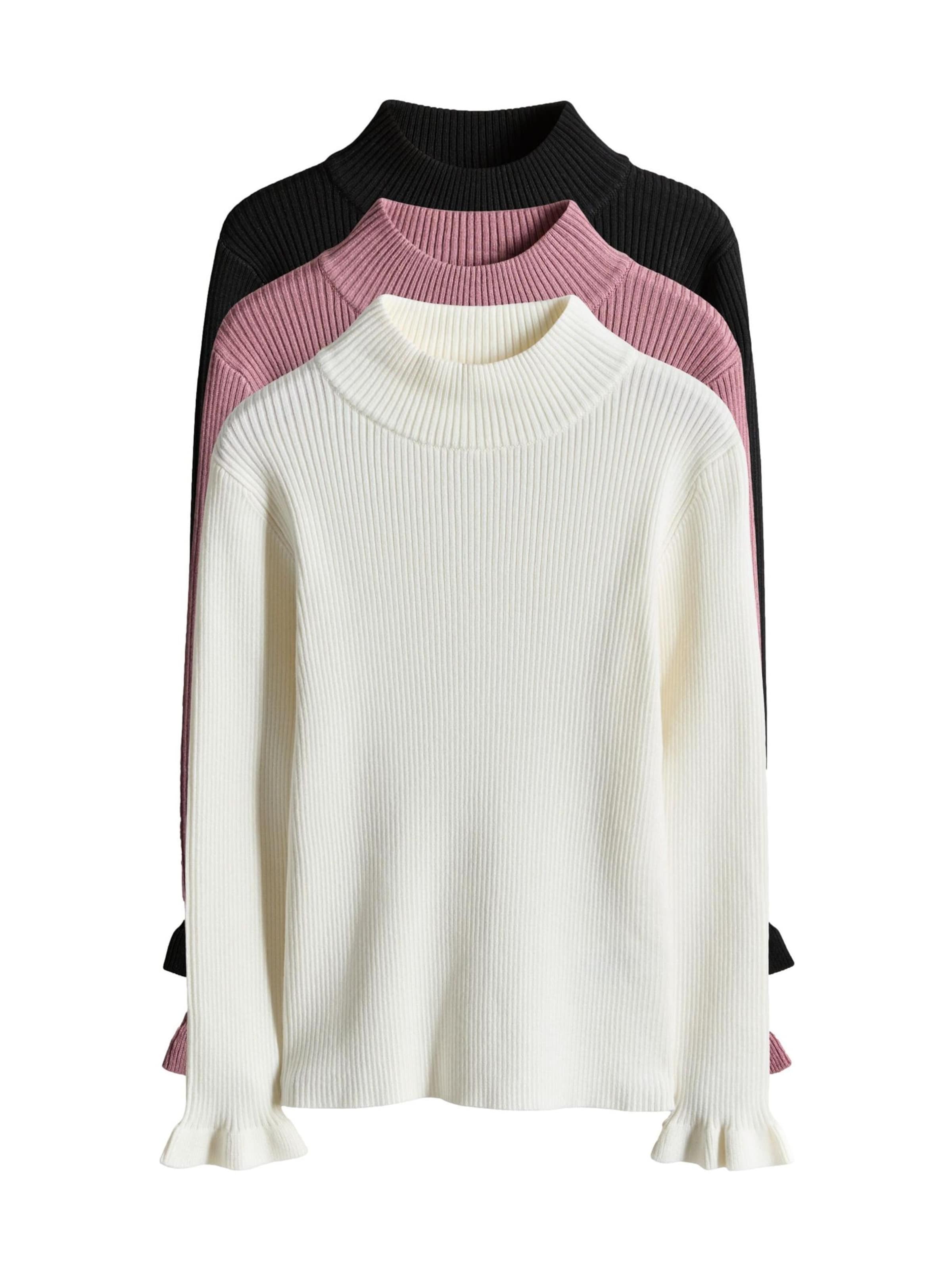 The Set Sweater in Pink: front