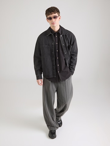 GUESS JEANS Regular Fit Skjorte i sort