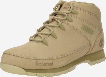 Bottines à lacets TIMBERLAND en beige : devant