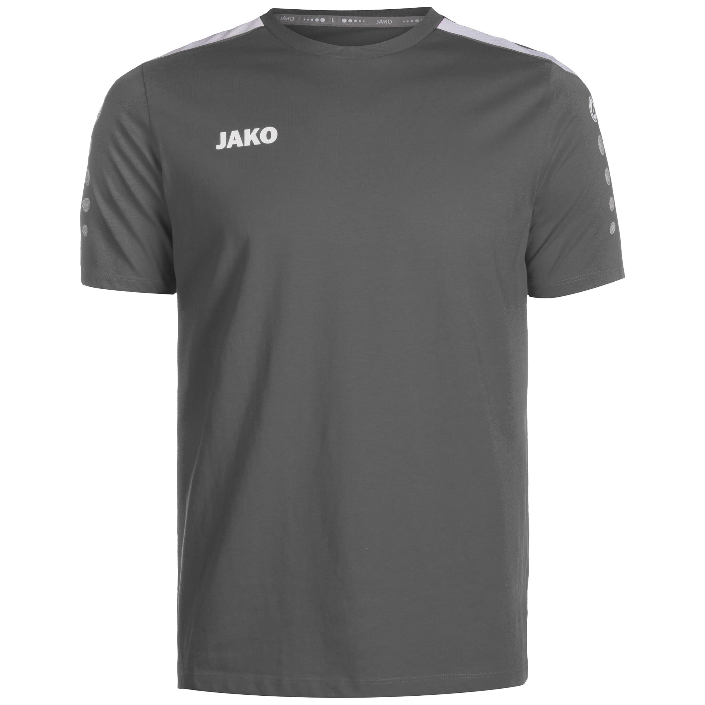 JAKO Funktionsshirt 'Power' in Grau: Vorderseite