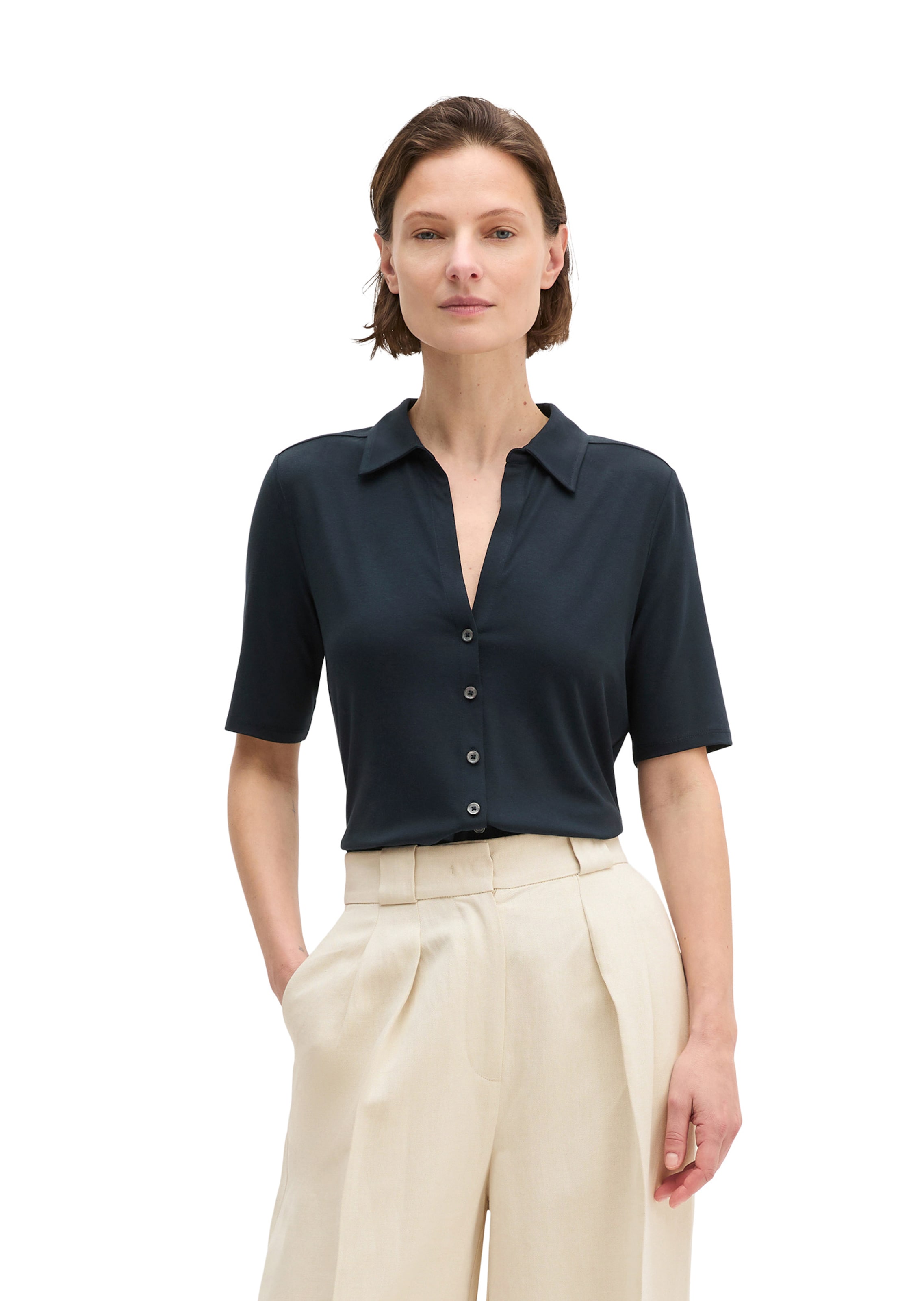 Marc O'Polo Blouse in Blue: front