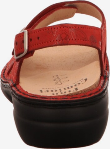 Finn Comfort Sandale in Rot