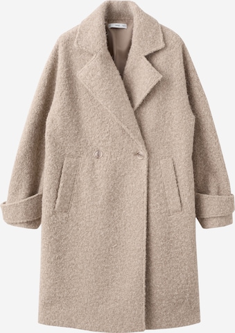 MANGO Between-seasons coat 'Finsti' in Beige: front