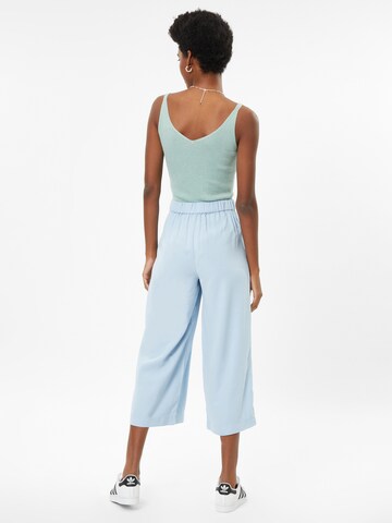 Wide Leg Pantalon à pince ONLY en bleu