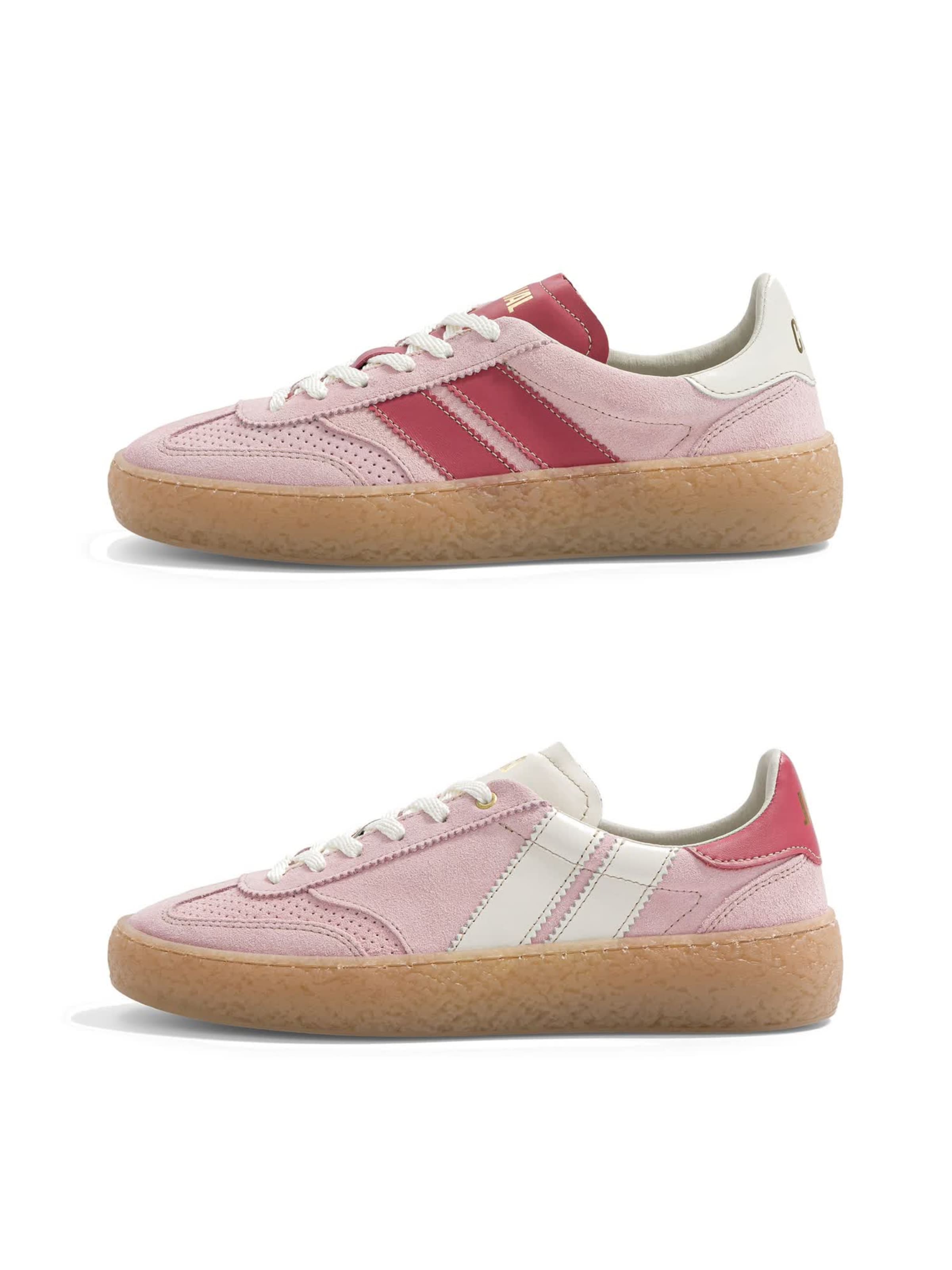 Scarpa stringata ' HIGH PULSE ' di Caval in rosa: frontale