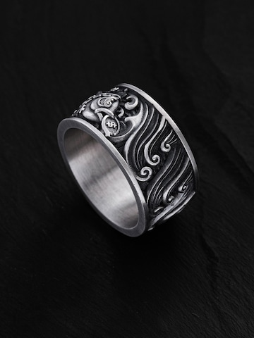 REYTEL Ring 'MONEY GRABBING FISH'‌‌‌‌ in Silber