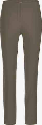 STEHMANN Pleat-Front Pants 'INA-740' in Grey: front