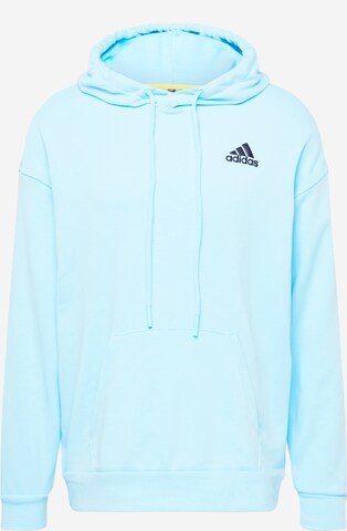 ADIDAS PERFORMANCE Sportsweatshirt 'Clubhouse ' in Blau: predná strana