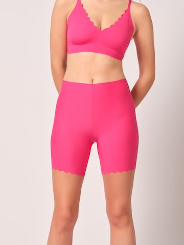 Skiny - Skinny Calças modeladoras 'Micro Lovers' em rosa: frente