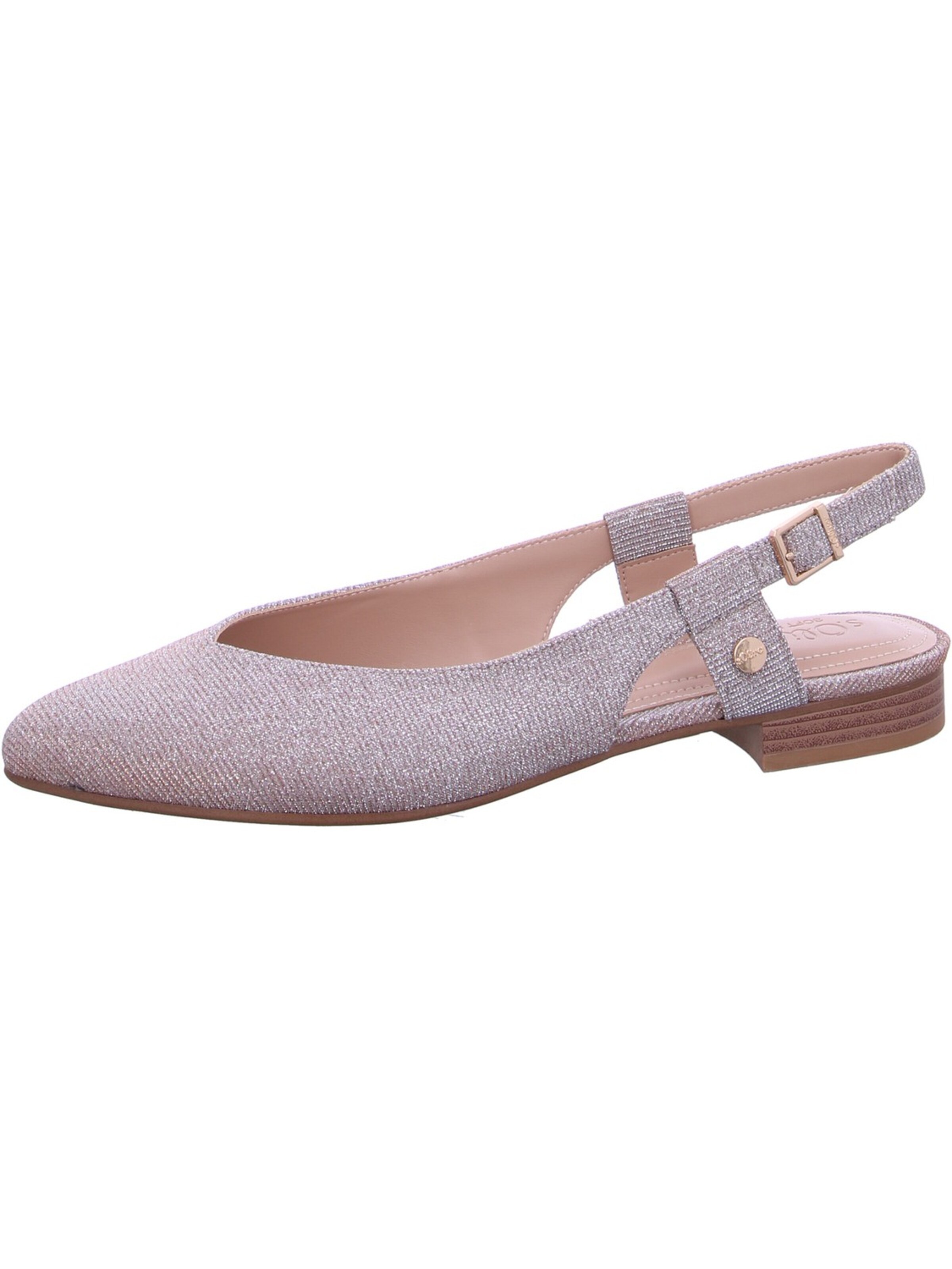 S. Oliver Slingpumps 's.Oliver Sling Sandalette  Beige'‌‌‌ in Beige: Vorderseite