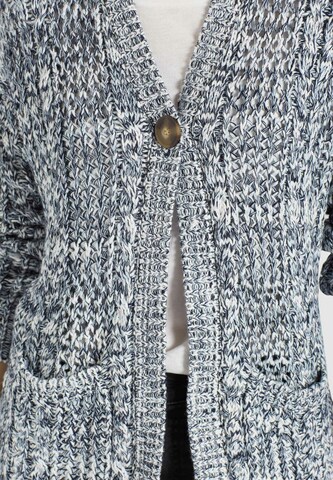 khujo Knit Cardigan 'Nita' in Blue