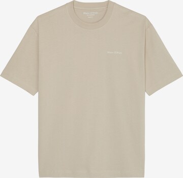 T-Shirt Marc O'Polo en beige : devant