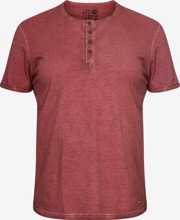 !Solid Shirt 'Tihn' in Red: front