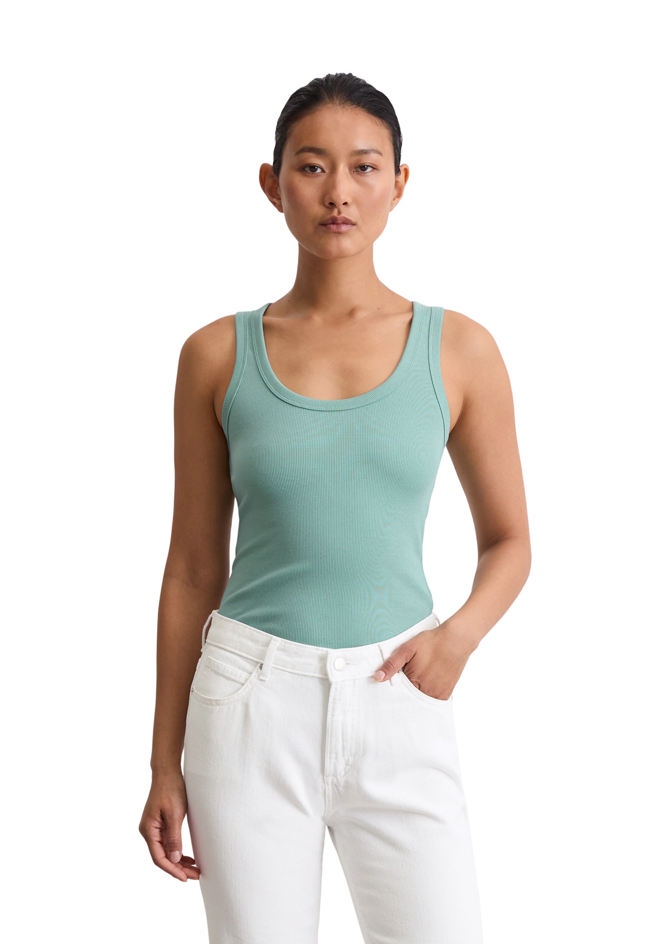 Marc O'Polo Top in Green: front