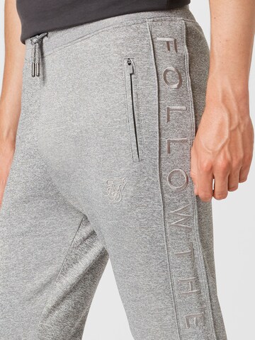 SikSilk Tapered Pants in Grey