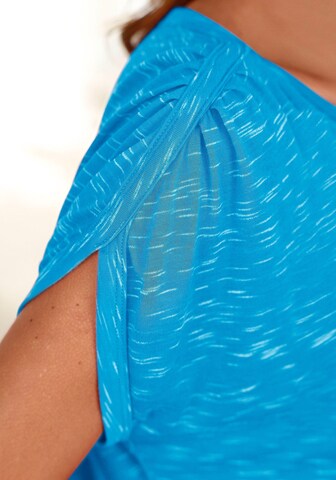 LASCANA T-shirt i blå