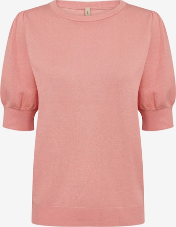 T-shirt Soyaconcept en orange : devant