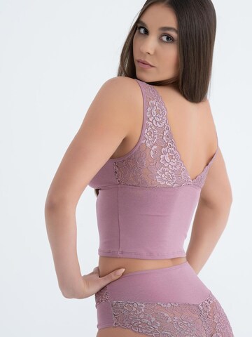 Evoni Bustier Wäsche-Sets 'mit Spitze'‌‌‌‌ in Pink