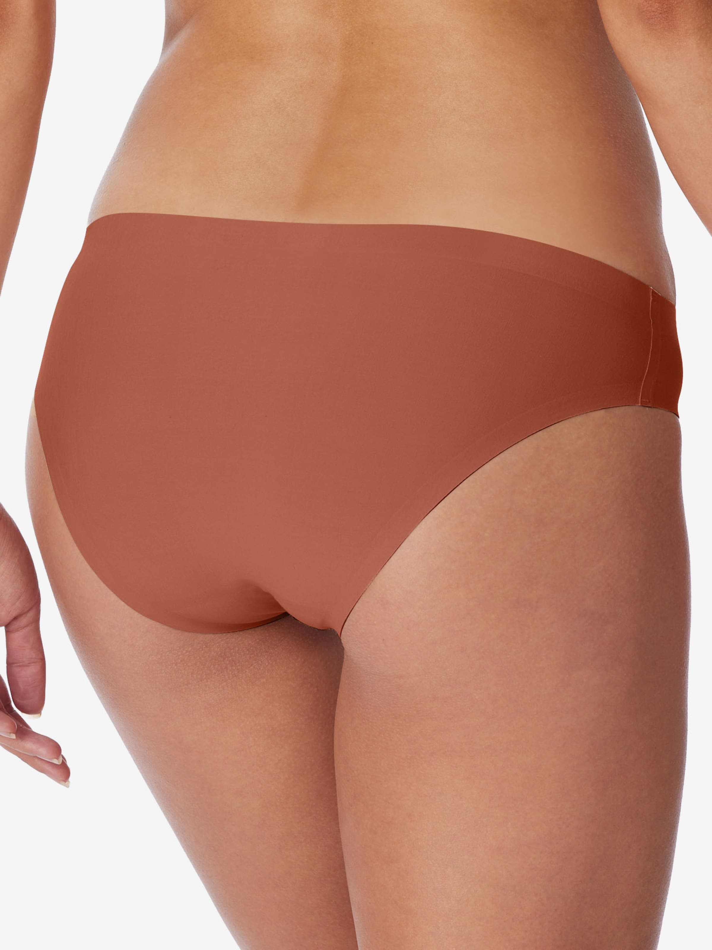 SCHIESSER Slip ' Invisible Cotton ' in Braun