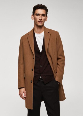 MANGO MAN Between-Seasons Coat 'Arizona' in Brown: front