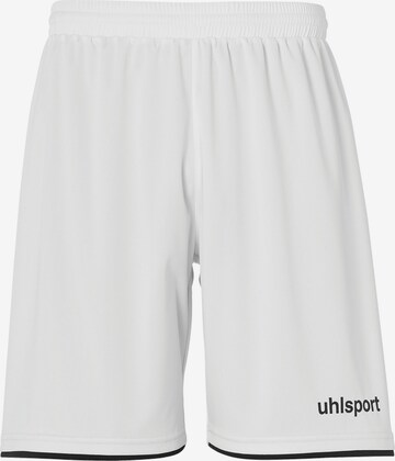 UHLSPORT Regular Workout Pants in White: front