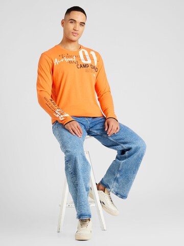 CAMP DAVID T-shirt i orange