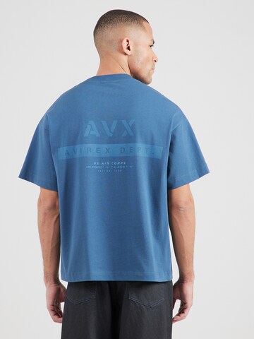 Avirex T-Shirt 'AIRMAN' in Blau: Vorderseite