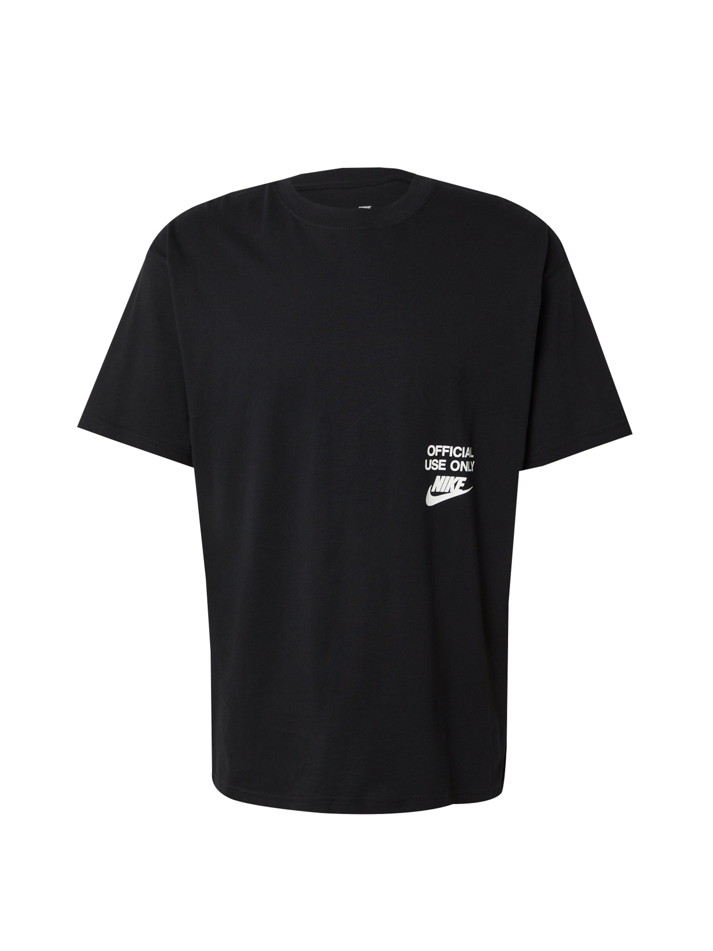 Nike Sportswear Majica 'M90' | črna barva: sprednja stran