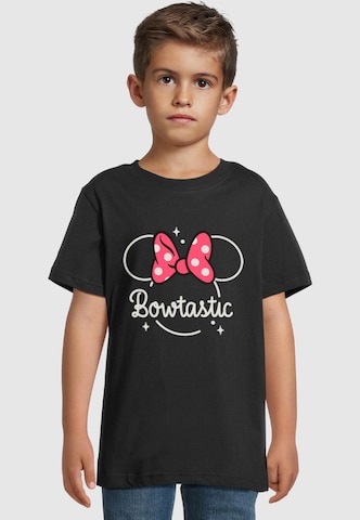 ABSOLUTE CULT T-Shirt 'Minnie Mouse - Bowtastic' in Schwarz: Vorderseite