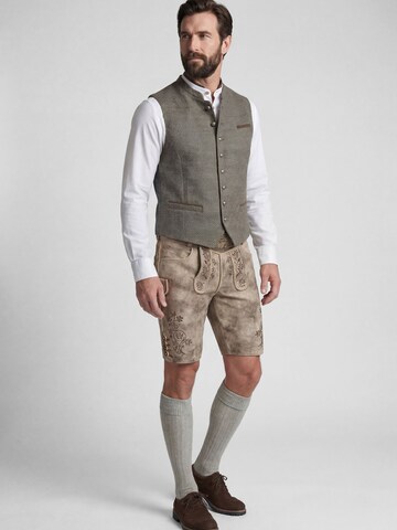 SPIETH & WENSKY Traditional vest 'Kosta' in Brown