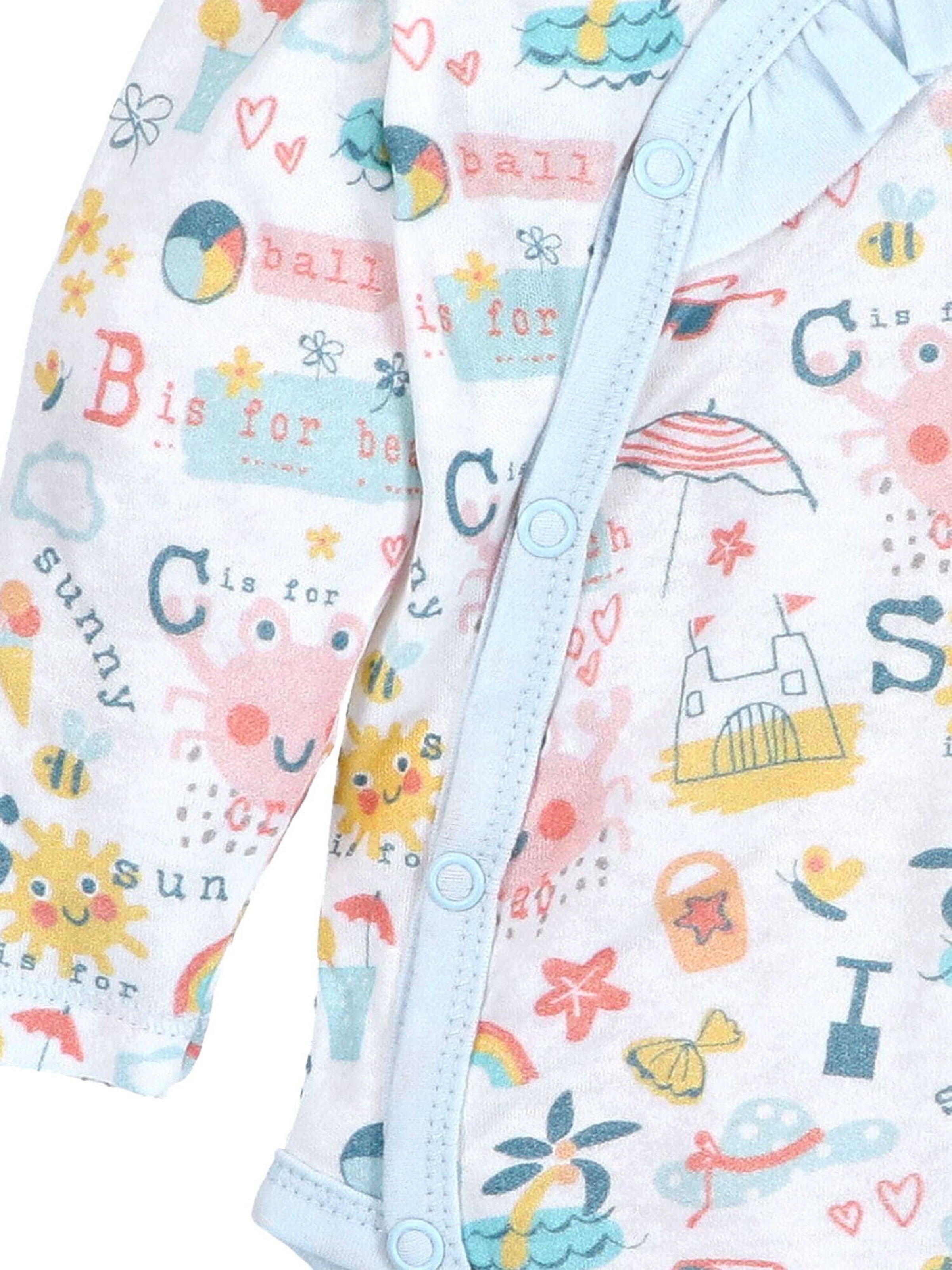 NINI Rompertje/body 'Strand' in Wit