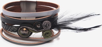 COLLEZIONE ALESSANDRO Bracelet 'India' in Black: front